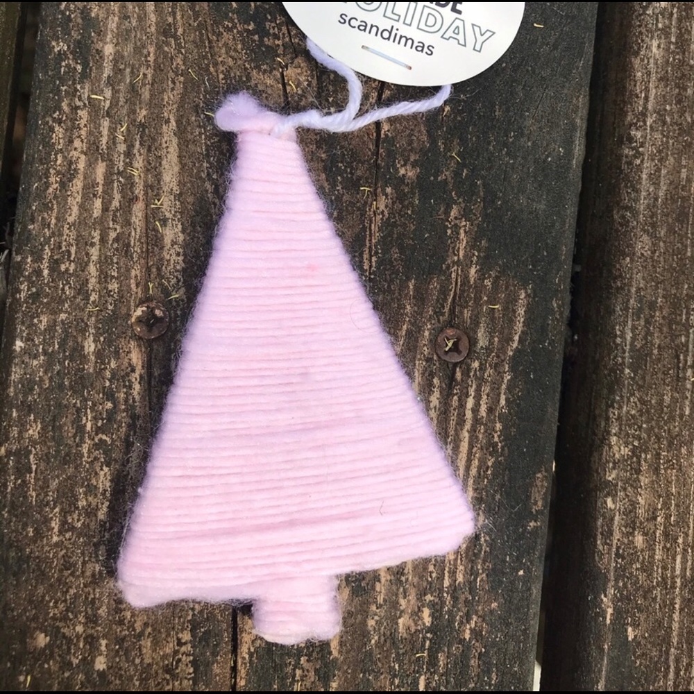 Pink Christmas ornament